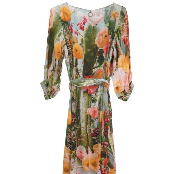 Akris Cactus Blossom Print Punto Dress - Picture 2 of 2